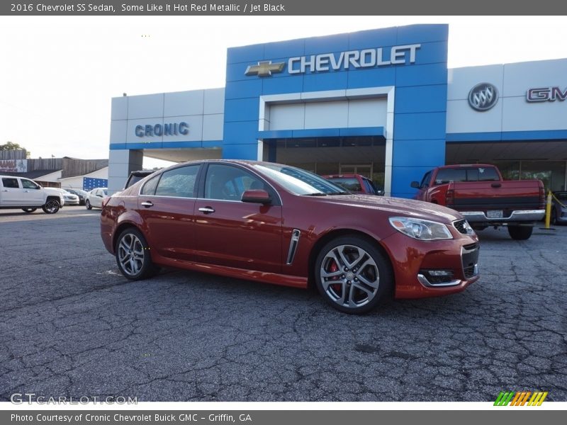 Some Like It Hot Red Metallic / Jet Black 2016 Chevrolet SS Sedan