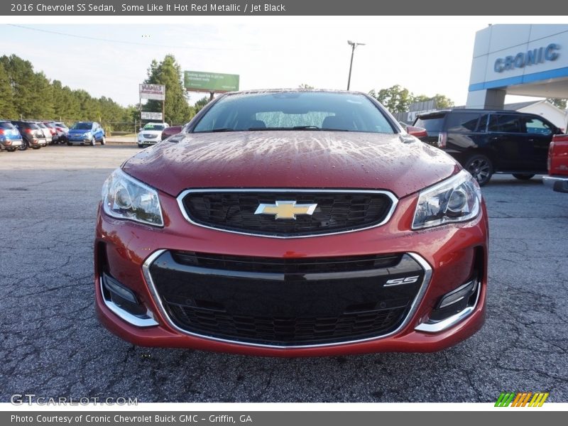 Some Like It Hot Red Metallic / Jet Black 2016 Chevrolet SS Sedan