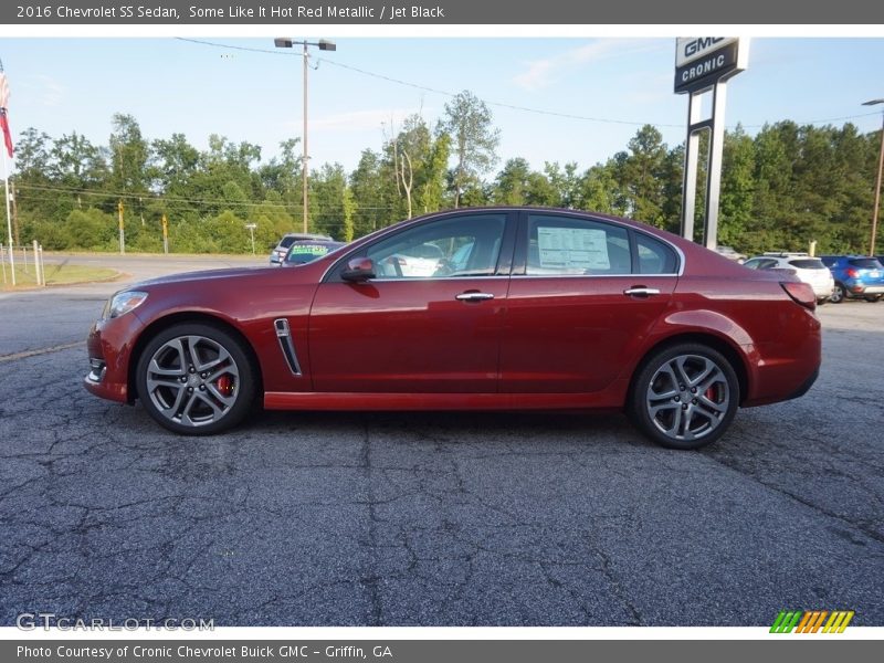 Some Like It Hot Red Metallic / Jet Black 2016 Chevrolet SS Sedan