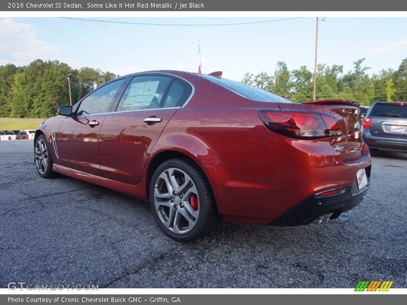 Some Like It Hot Red Metallic / Jet Black 2016 Chevrolet SS Sedan