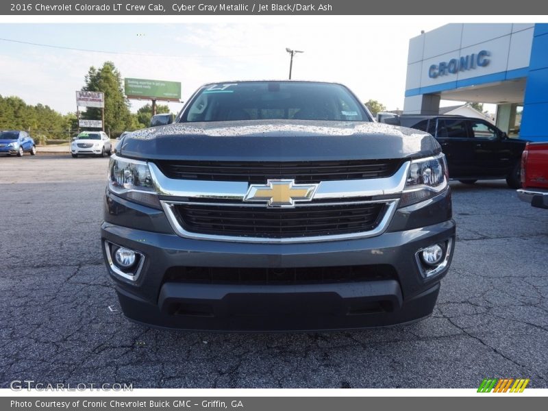 Cyber Gray Metallic / Jet Black/Dark Ash 2016 Chevrolet Colorado LT Crew Cab