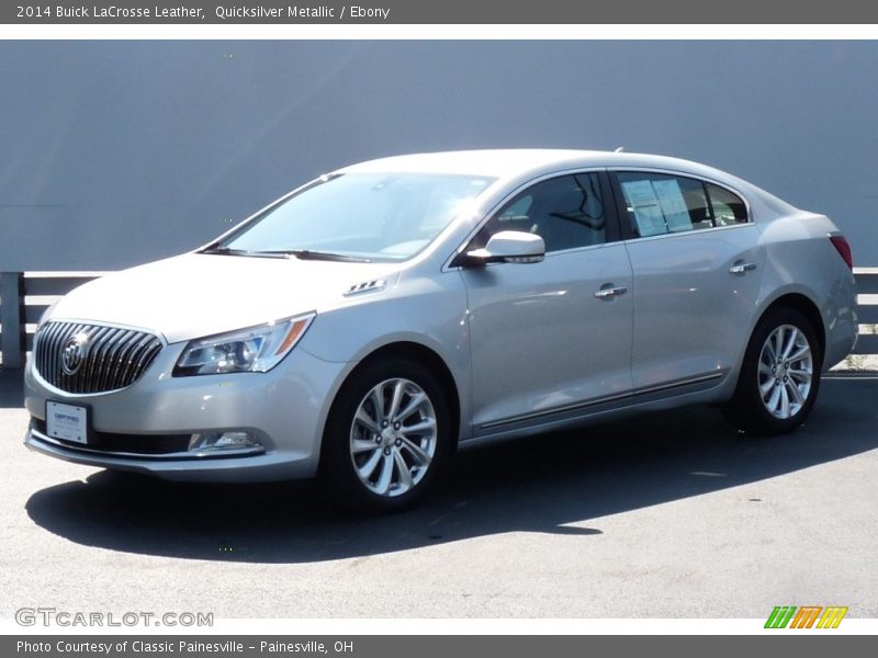 Quicksilver Metallic / Ebony 2014 Buick LaCrosse Leather