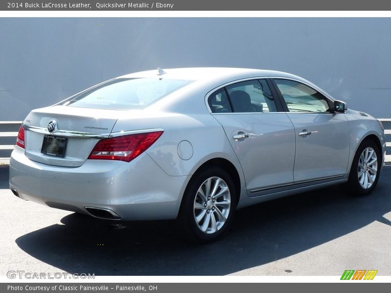 Quicksilver Metallic / Ebony 2014 Buick LaCrosse Leather