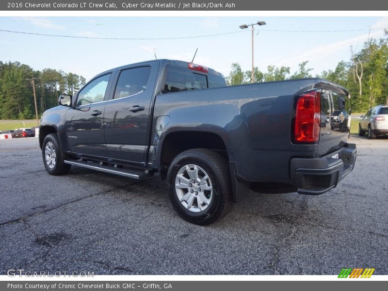 Cyber Gray Metallic / Jet Black/Dark Ash 2016 Chevrolet Colorado LT Crew Cab