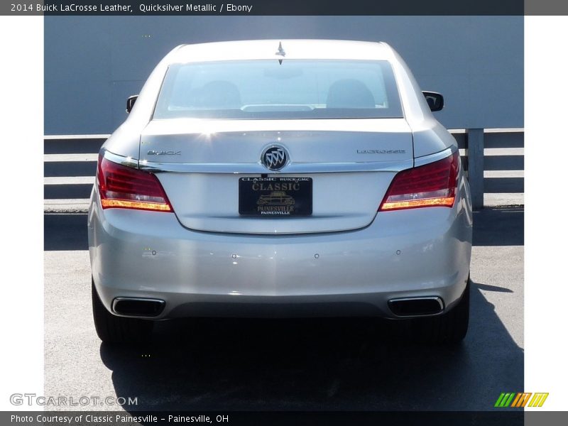 Quicksilver Metallic / Ebony 2014 Buick LaCrosse Leather