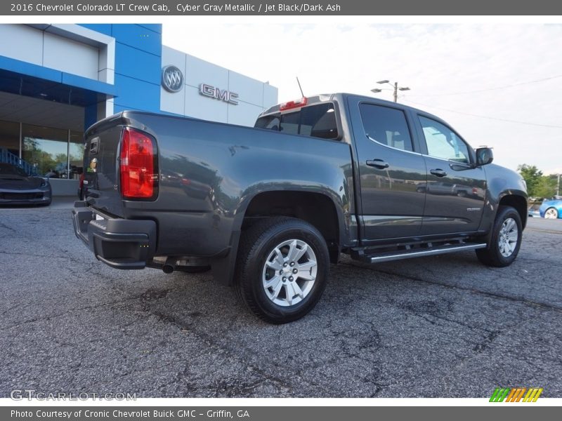 Cyber Gray Metallic / Jet Black/Dark Ash 2016 Chevrolet Colorado LT Crew Cab