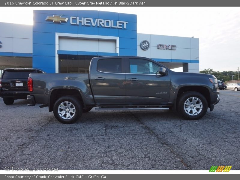Cyber Gray Metallic / Jet Black/Dark Ash 2016 Chevrolet Colorado LT Crew Cab