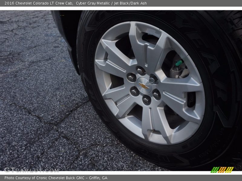 Cyber Gray Metallic / Jet Black/Dark Ash 2016 Chevrolet Colorado LT Crew Cab