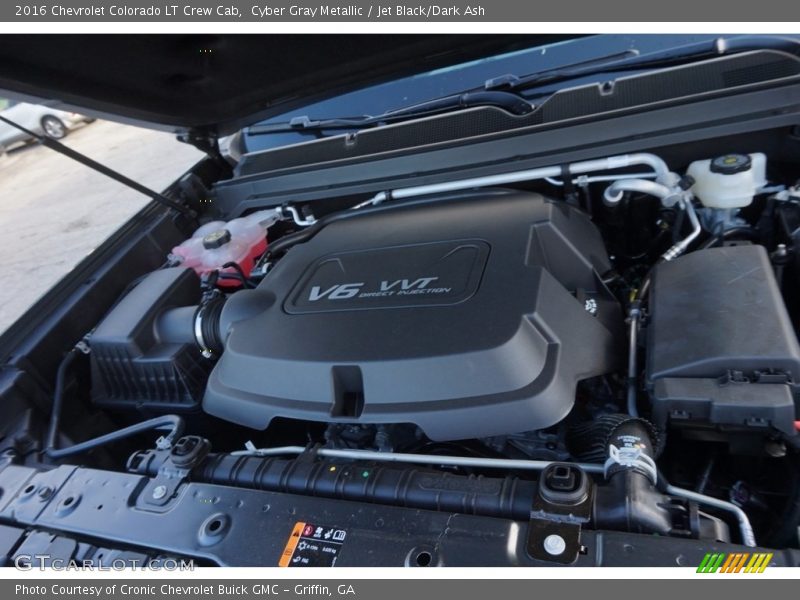 Cyber Gray Metallic / Jet Black/Dark Ash 2016 Chevrolet Colorado LT Crew Cab
