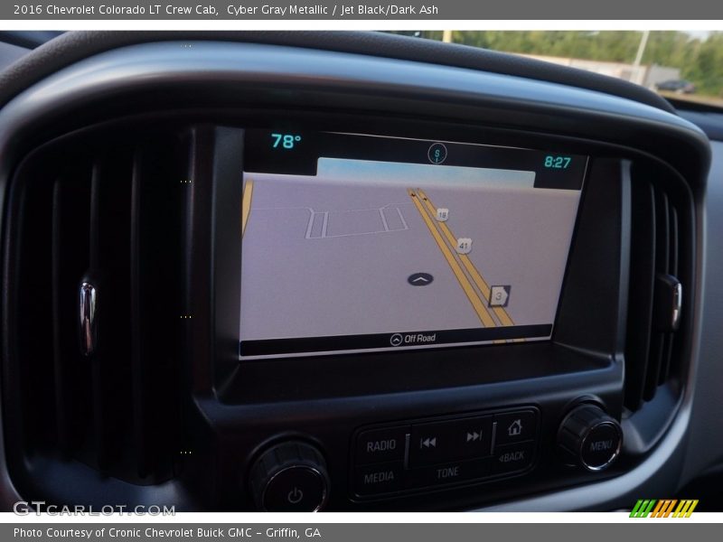 Cyber Gray Metallic / Jet Black/Dark Ash 2016 Chevrolet Colorado LT Crew Cab