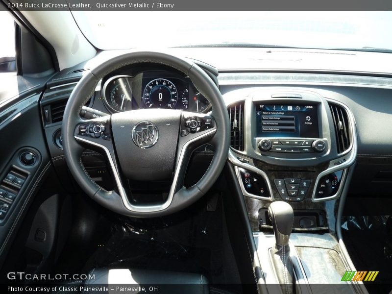 Quicksilver Metallic / Ebony 2014 Buick LaCrosse Leather