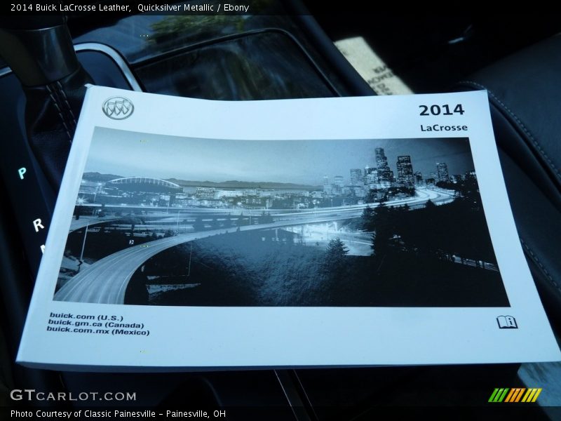 Quicksilver Metallic / Ebony 2014 Buick LaCrosse Leather