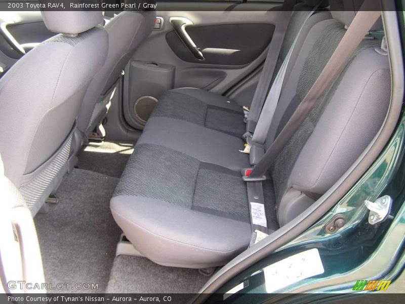 Rainforest Green Pearl / Gray 2003 Toyota RAV4