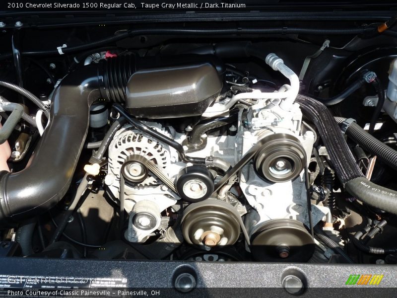 Taupe Gray Metallic / Dark Titanium 2010 Chevrolet Silverado 1500 Regular Cab