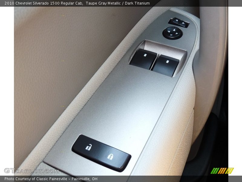 Taupe Gray Metallic / Dark Titanium 2010 Chevrolet Silverado 1500 Regular Cab