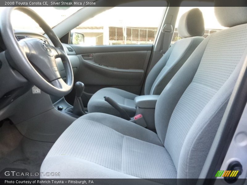 Silver Streak Mica / Stone 2008 Toyota Corolla CE