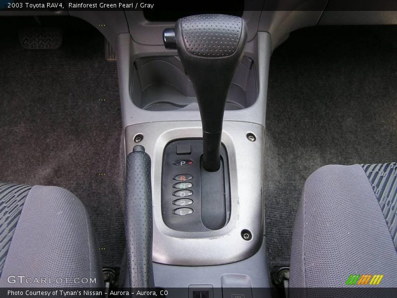 Rainforest Green Pearl / Gray 2003 Toyota RAV4