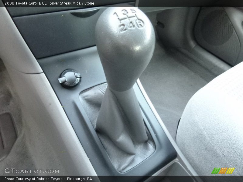 Silver Streak Mica / Stone 2008 Toyota Corolla CE