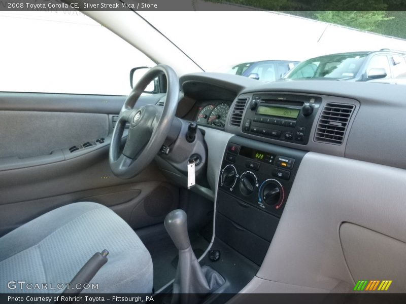 Silver Streak Mica / Stone 2008 Toyota Corolla CE