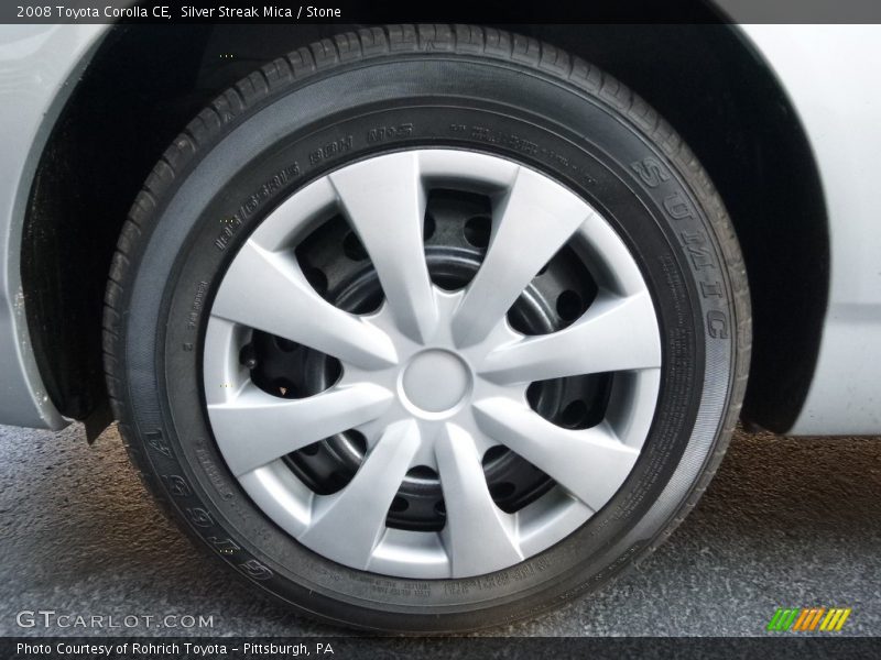 Silver Streak Mica / Stone 2008 Toyota Corolla CE
