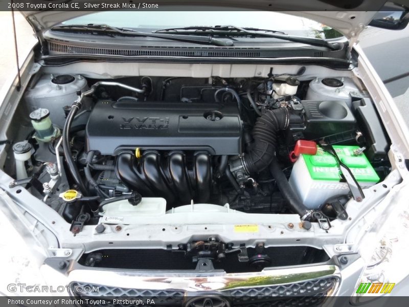 Silver Streak Mica / Stone 2008 Toyota Corolla CE