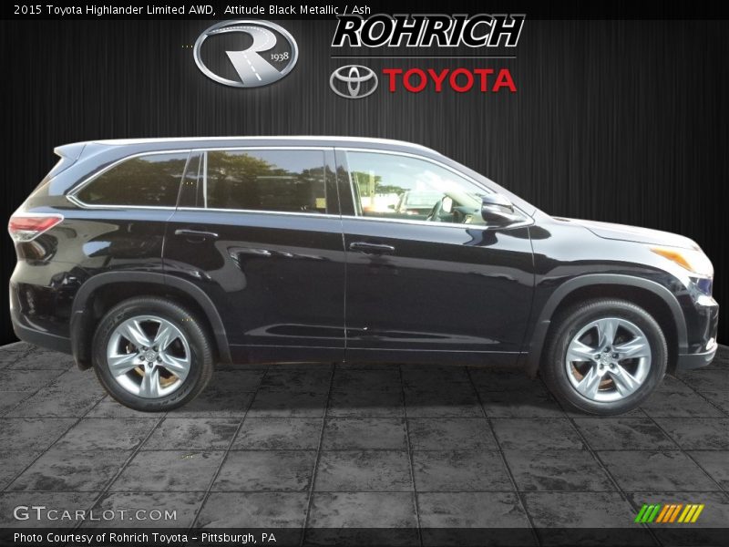 Attitude Black Metallic / Ash 2015 Toyota Highlander Limited AWD