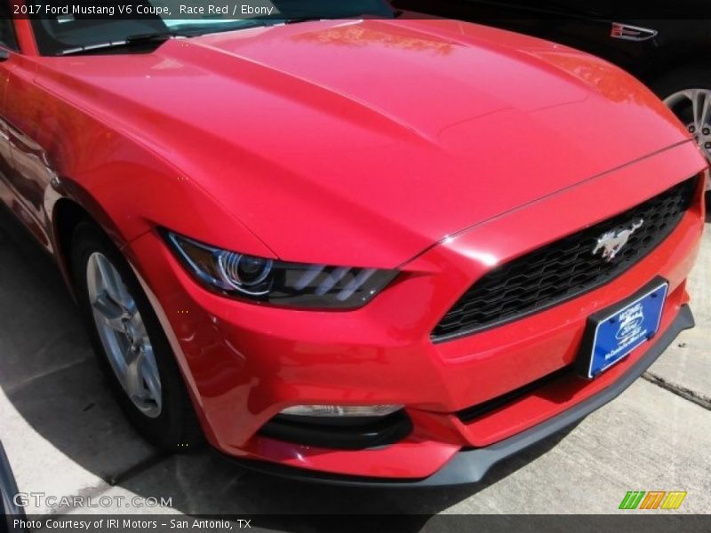 Race Red / Ebony 2017 Ford Mustang V6 Coupe