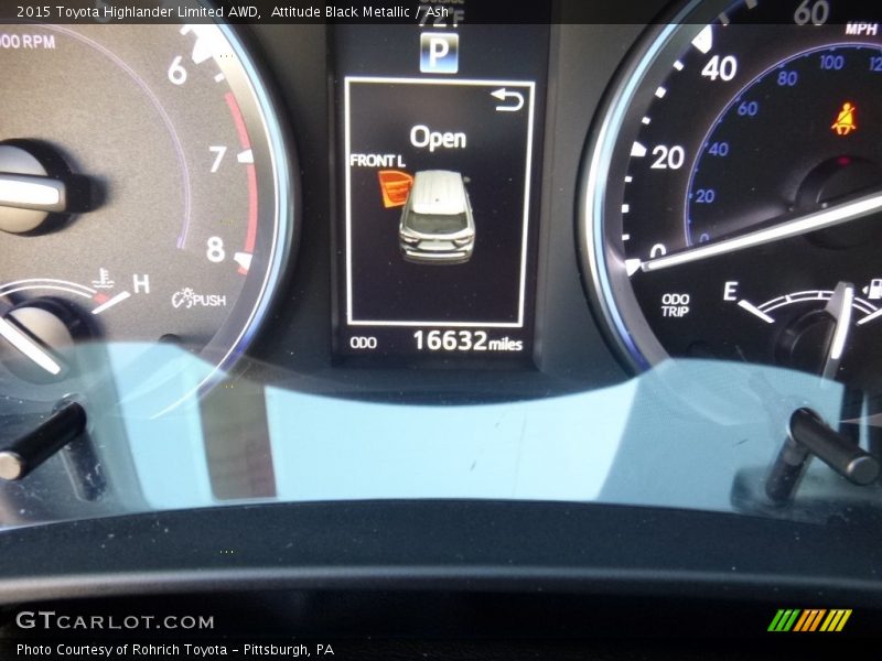 Attitude Black Metallic / Ash 2015 Toyota Highlander Limited AWD