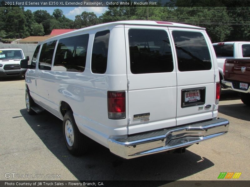 Oxford White / Medium Flint 2011 Ford E Series Van E350 XL Extended Passenger