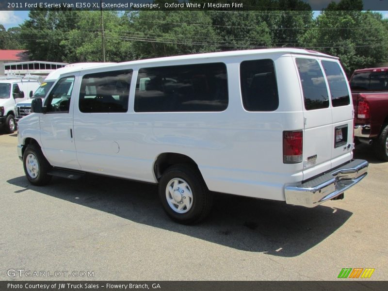 Oxford White / Medium Flint 2011 Ford E Series Van E350 XL Extended Passenger