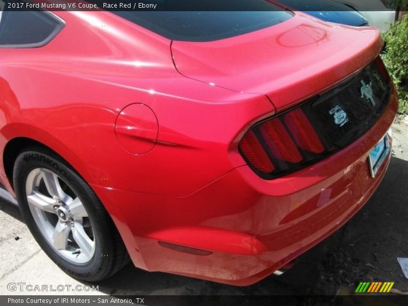 Race Red / Ebony 2017 Ford Mustang V6 Coupe