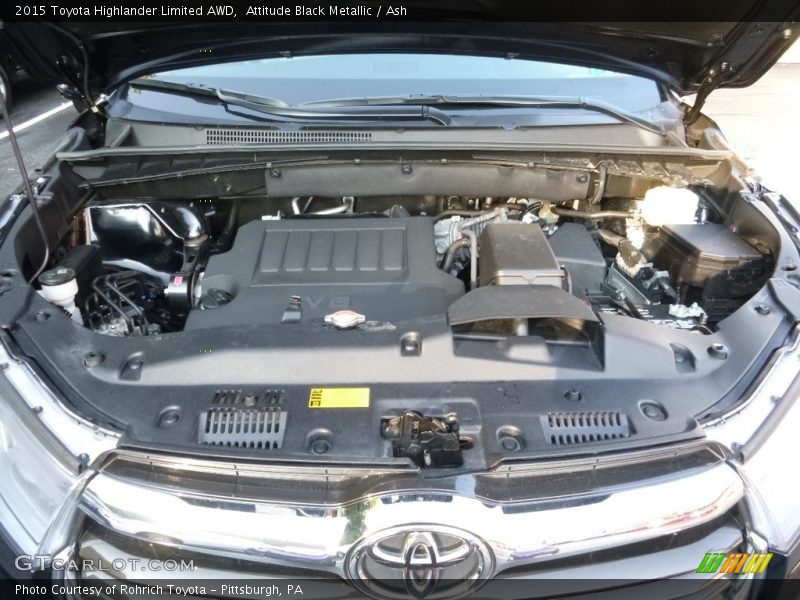 Attitude Black Metallic / Ash 2015 Toyota Highlander Limited AWD