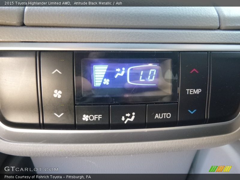 Attitude Black Metallic / Ash 2015 Toyota Highlander Limited AWD