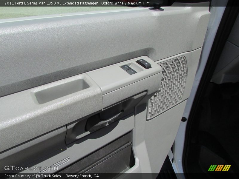 Oxford White / Medium Flint 2011 Ford E Series Van E350 XL Extended Passenger