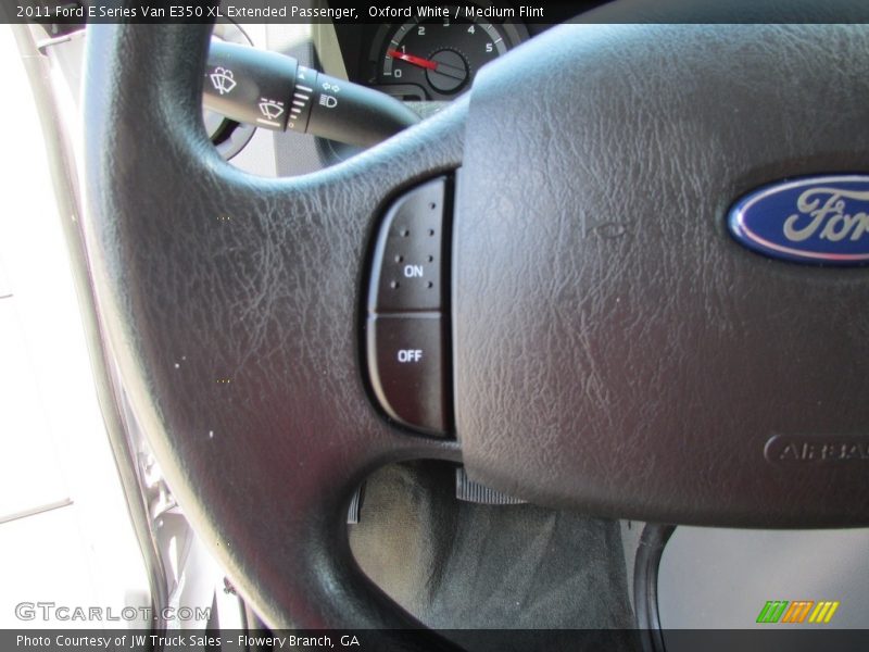 Oxford White / Medium Flint 2011 Ford E Series Van E350 XL Extended Passenger