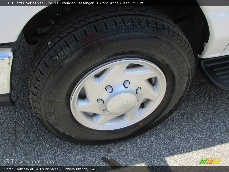 Oxford White / Medium Flint 2011 Ford E Series Van E350 XL Extended Passenger