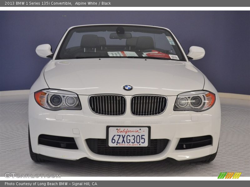Alpine White / Black 2013 BMW 1 Series 135i Convertible