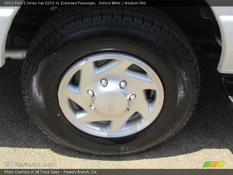 Oxford White / Medium Flint 2011 Ford E Series Van E350 XL Extended Passenger