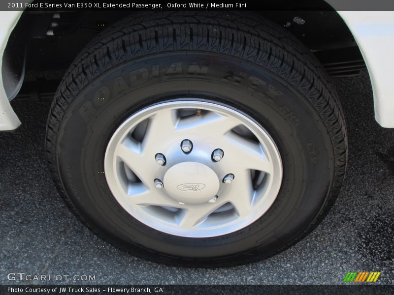Oxford White / Medium Flint 2011 Ford E Series Van E350 XL Extended Passenger