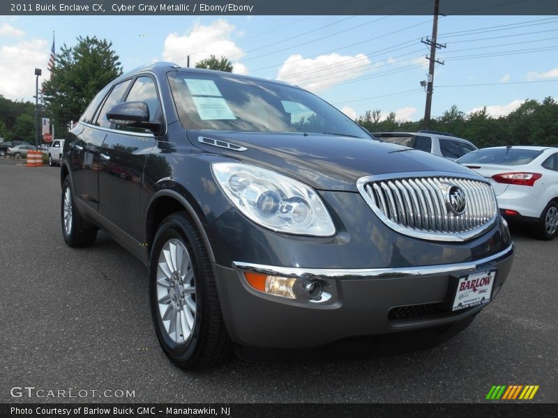 Cyber Gray Metallic / Ebony/Ebony 2011 Buick Enclave CX