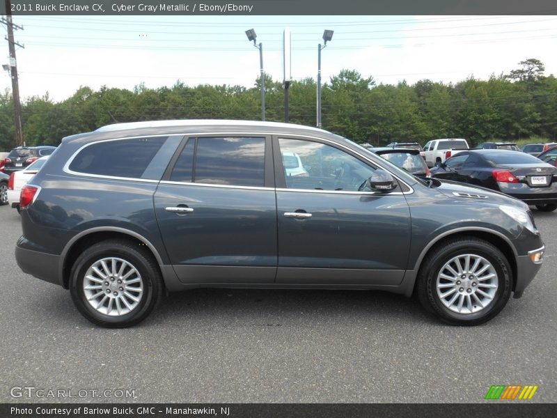 Cyber Gray Metallic / Ebony/Ebony 2011 Buick Enclave CX