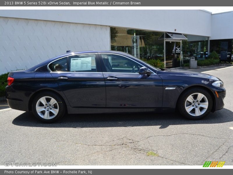 Imperial Blue Metallic / Cinnamon Brown 2013 BMW 5 Series 528i xDrive Sedan