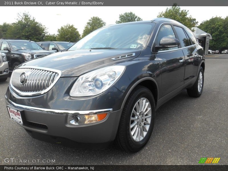 Cyber Gray Metallic / Ebony/Ebony 2011 Buick Enclave CX