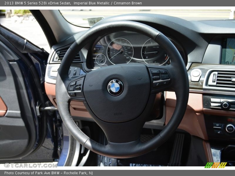 Imperial Blue Metallic / Cinnamon Brown 2013 BMW 5 Series 528i xDrive Sedan