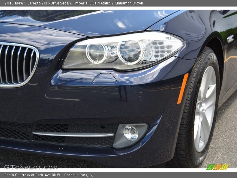 Imperial Blue Metallic / Cinnamon Brown 2013 BMW 5 Series 528i xDrive Sedan