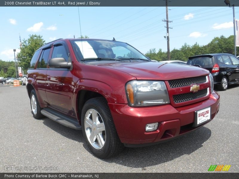 Red Jewel / Ebony 2008 Chevrolet TrailBlazer LT 4x4