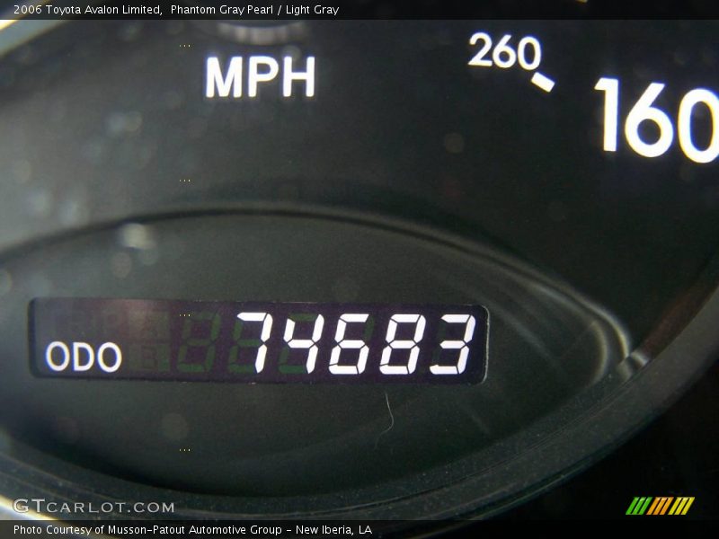 Phantom Gray Pearl / Light Gray 2006 Toyota Avalon Limited
