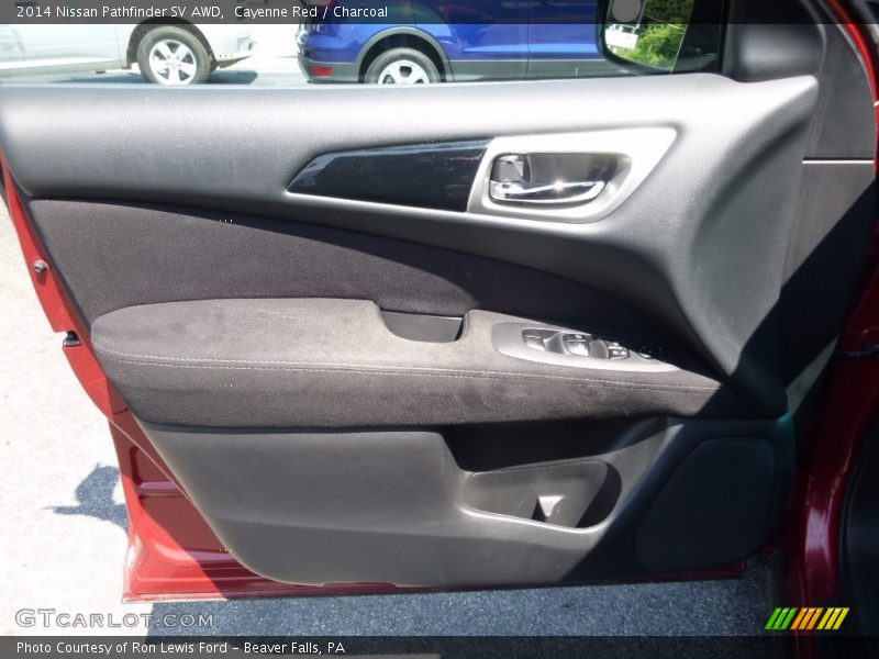 Cayenne Red / Charcoal 2014 Nissan Pathfinder SV AWD
