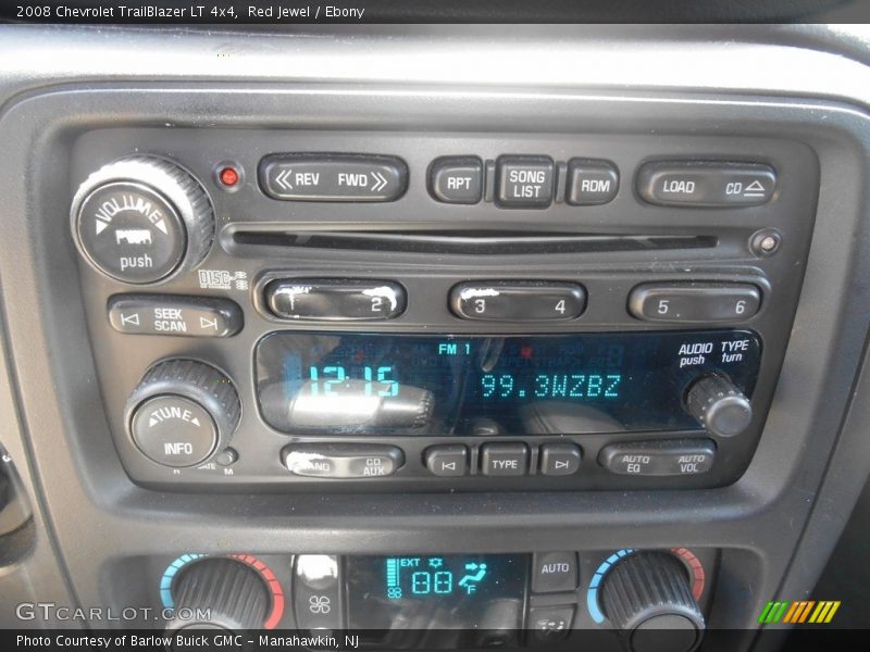 Red Jewel / Ebony 2008 Chevrolet TrailBlazer LT 4x4