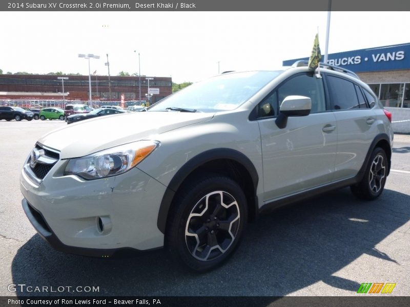 Desert Khaki / Black 2014 Subaru XV Crosstrek 2.0i Premium